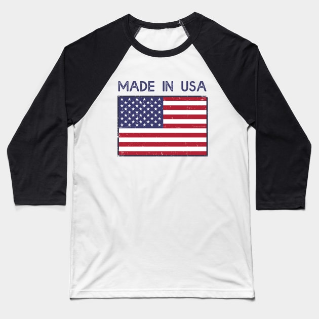 Made in USA Baseball T-Shirt by MasliankaStepan